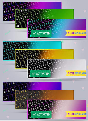 Emoji Smart Neon keyboard screenshot 4