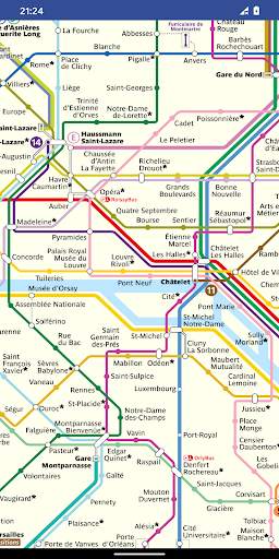 Metro Map: Paris (Offline) screenshot 2