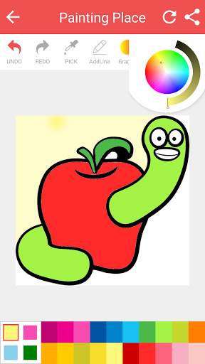 Coloring Cartoon World Larva screenshot 5