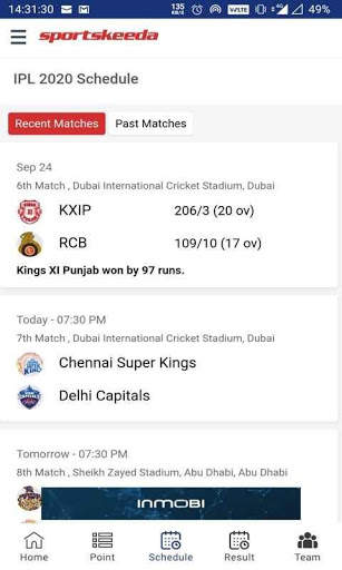 Bat Ball Live Score - Fastest Cricket Score Line screenshot 3