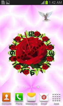 Rose Flower Clock screenshot 8