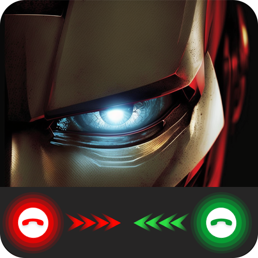 Iron Hero Man Fake Call icon