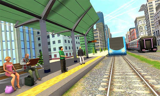 Driving Metro Train Sim 3D screenshot 1
