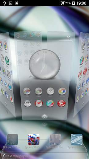 Next Launcher Theme Sphere screenshot 3