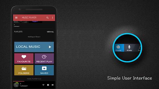 Music Player Free HD& Equalizer Bass Booster screenshot 1
