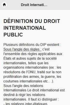 Droit International Public screenshot 2