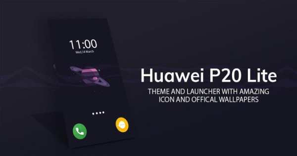 Launcher theme for Huawei Mate 20 lite / P20 Lite screenshot 1