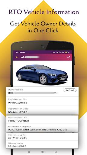 RTO Vehicle Information App screenshot 5