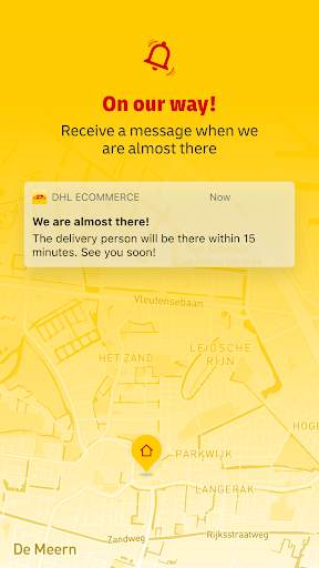 My DHL screenshot 1