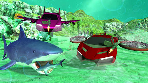 Underwater Shark Attack Transform Robot Car 2020 4 تصوير الشاشة