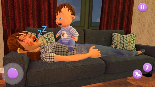 Virtual Baby & Babysitting Walker Game: Fun Baby screenshot 3