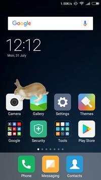 Rabbit on Screen Funny Joke स्क्रीनशॉट 2