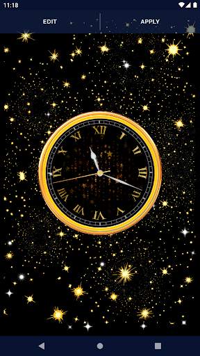 Black Clock Live Wallpaper screenshot 5