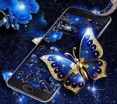 Moon Light Blue Butterfly Theme screenshot 3