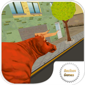 Angry Attack Bull Game 3D icon