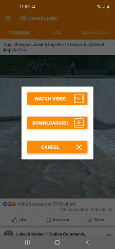 Vid Downloader for facebook, Status Saver for WApp screenshot 2