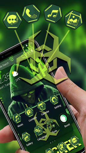 Secret Hacker APUS Launcher Theme screenshot 2