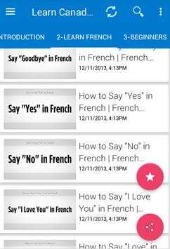 Learn Canadian French скриншот 2