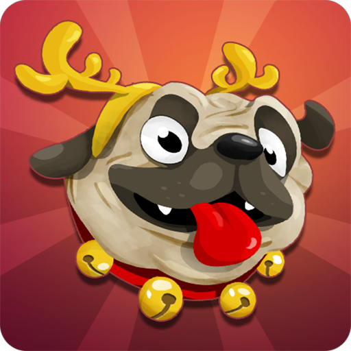 Pug Christmas Bubble icon