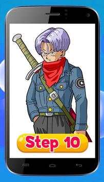 How to draw dragon ball Character Easy 1 تصوير الشاشة