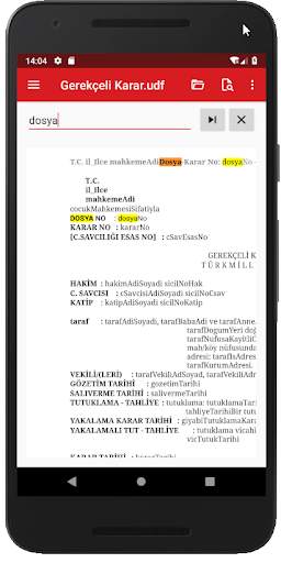 Uyap Doküman Editör 5 تصوير الشاشة