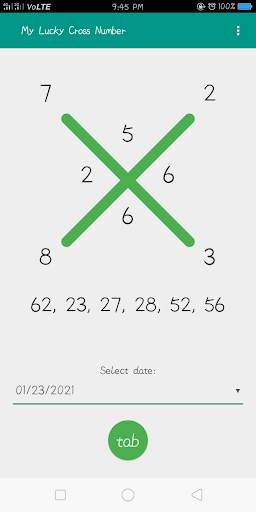 My Lucky Cross Number screenshot 2