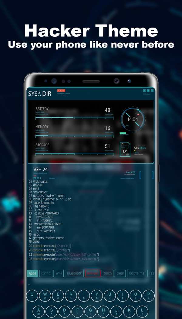 Sci-Fi Theme -- Aris Launcher screenshot 1