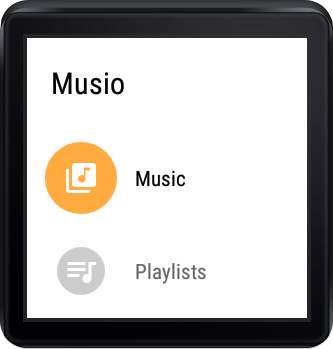 Musio for Android Wear screenshot 1