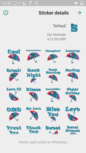 ToYou Stickers screenshot 8