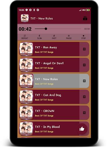 TXT Song's Offline plus Lyrics screenshot 3