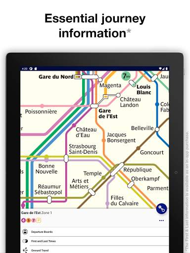 Paris Metro – official metro map and train times screenshot 17