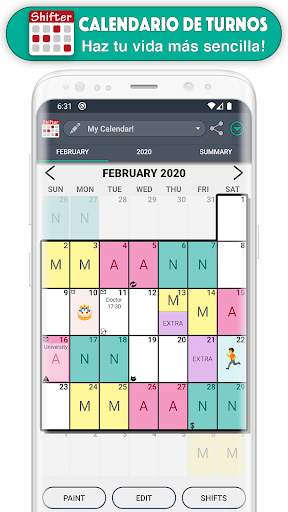 Calendario de Turnos screenshot 2