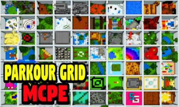 Parkour Grid Maps for Minecraft PE screenshot 1