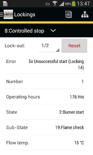 Remeha Smart Service App screenshot 2