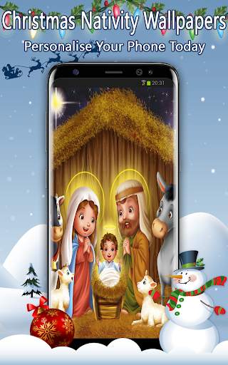 Christmas Nativity Wallpapers 1 تصوير الشاشة