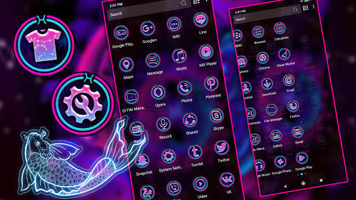 Pisces Zodiac Launcher Theme screenshot 2
