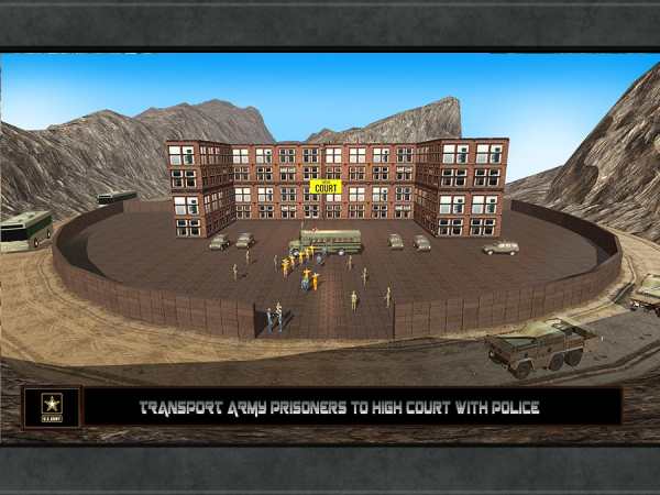 Airport Army Prison Bus 2017 screenshot 19
