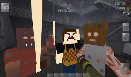 Block Granny Vs Evil Neighbor screenshot 1