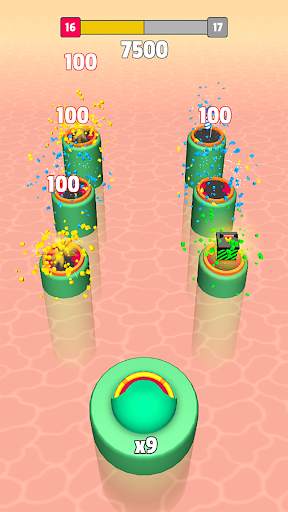 Color Rings 3D - Ring Toss Game screenshot 6