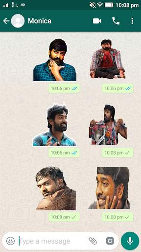 Vijay Sethupathi Stickers for Whatsapp screenshot 3