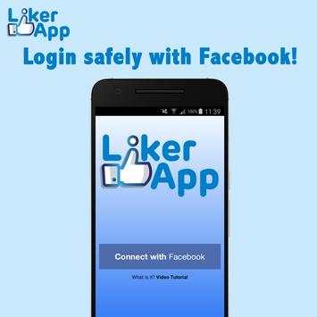 Liker App 1 تصوير الشاشة