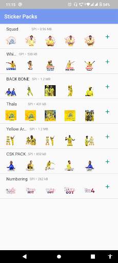 CSK IPL Sticker screenshot 1