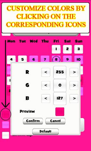 Menstrual Calendar - Fertile Days скриншот 3