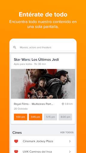 Fandango Latinoamérica – Movie Times + Tickets screenshot 4