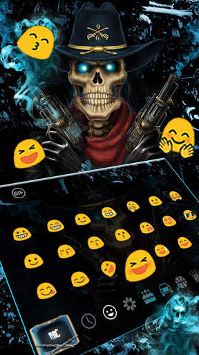 Skull Fire Guns Keyboard screenshot 3