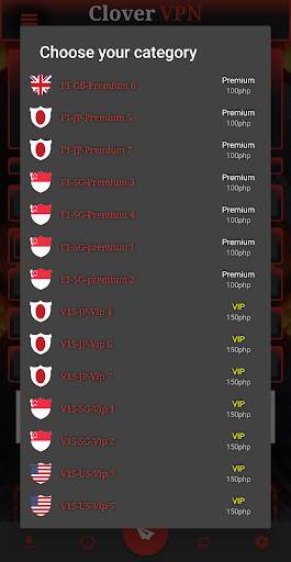 Clover VPN screenshot 2