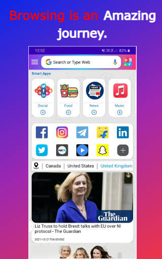 C-Browser  All in one Browser screenshot 1