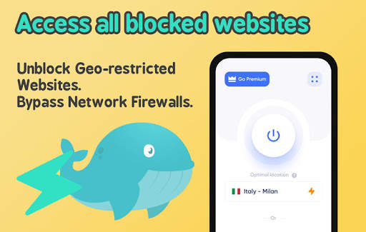 Free VPN Whale Unlimited Secure Hotspot VPN Proxy screenshot 3