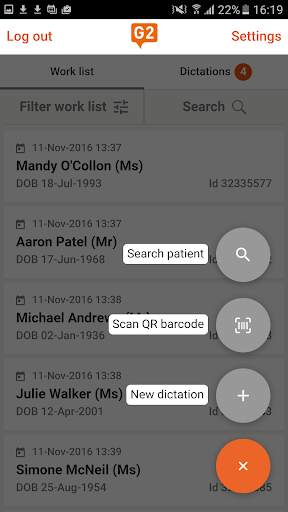 G2 Mobile – Digital Dictation screenshot 2