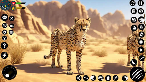 Wild Cheetah Family Simulator screenshot 1